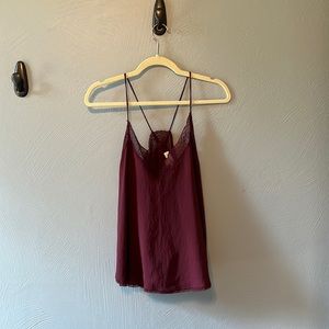 Lovestitch Maroon Lace Blouse